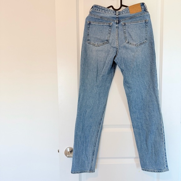 H&M Light Blue Straight Leg Women's Jeans - Picture 3 of 9